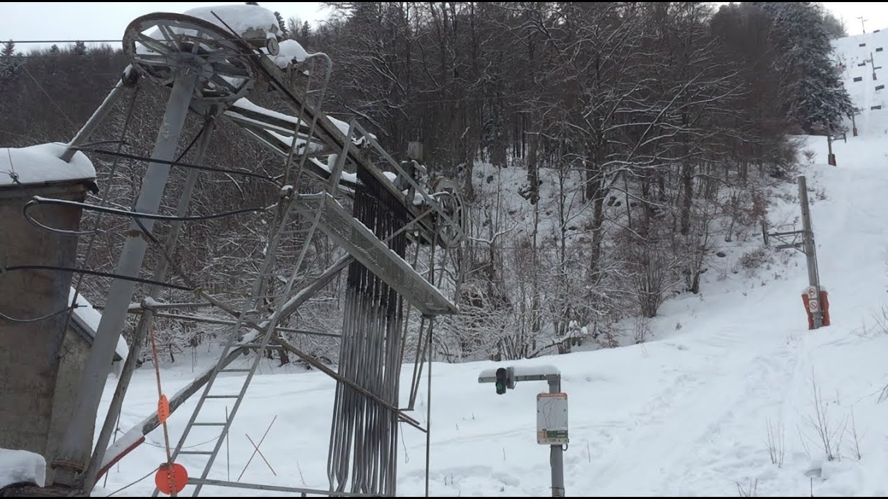 Téléski Col de la Trappe - Guzet - Poma 1962