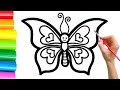 How to Draw a Butterfly For Kids?