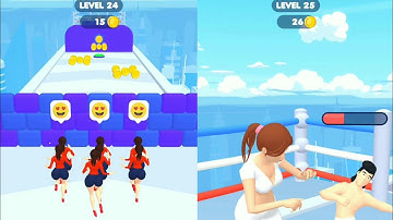 MAX LEVEL In Girls Attack!All Levels IOS Android Gameplay !!! BIG UPDATE Level (24-25)