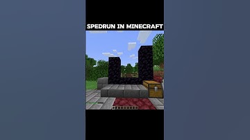 Minecraft speedrun is nether #minecraft #shorts #funny