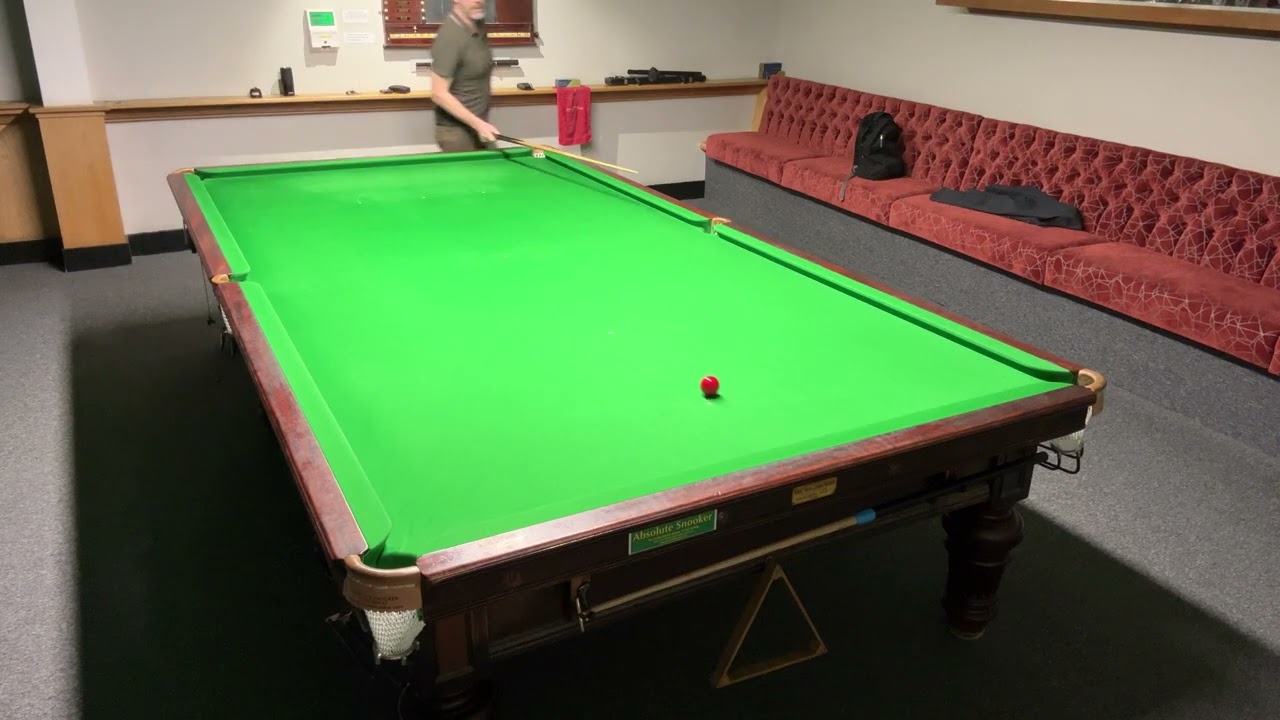 English Billiards 200+ Red Ball Play break #7