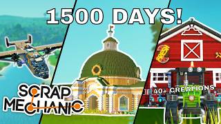 I Spent 1,500 Days Building This Scrap Mechanic World | The Final Tour