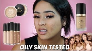 Today i will be trying the new too faced x jackie aina born this way
foundation, concealer, & translucent powder on my oily skin for 10
hours!! ❤️ subscribe ...