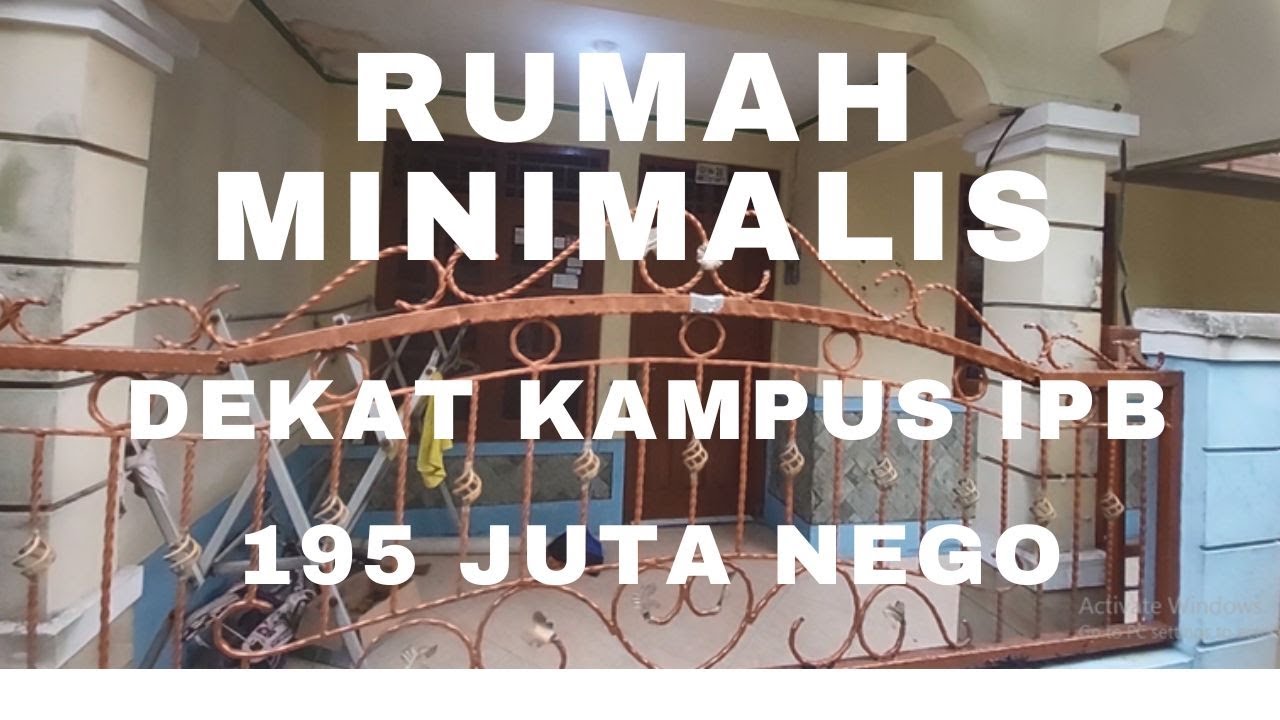 Rumah Minimalis 195 Juta Dekat Kampus IPB #jualrumahminimalis #rumahdijual #kampusipb