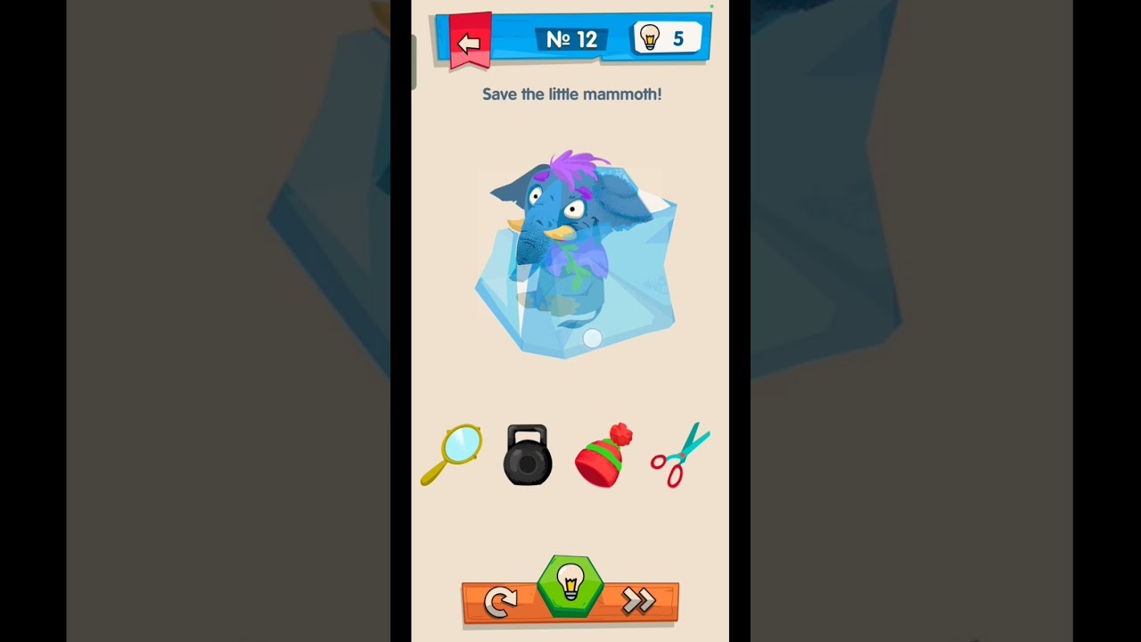 IQ boost level 12 | Save the little mammoth |