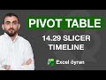 Excel dərsləri 14.29 Excel Pivot Table SLICER və TIMELINE I Excel 'de Pivot Tablolarda Dilimleyici