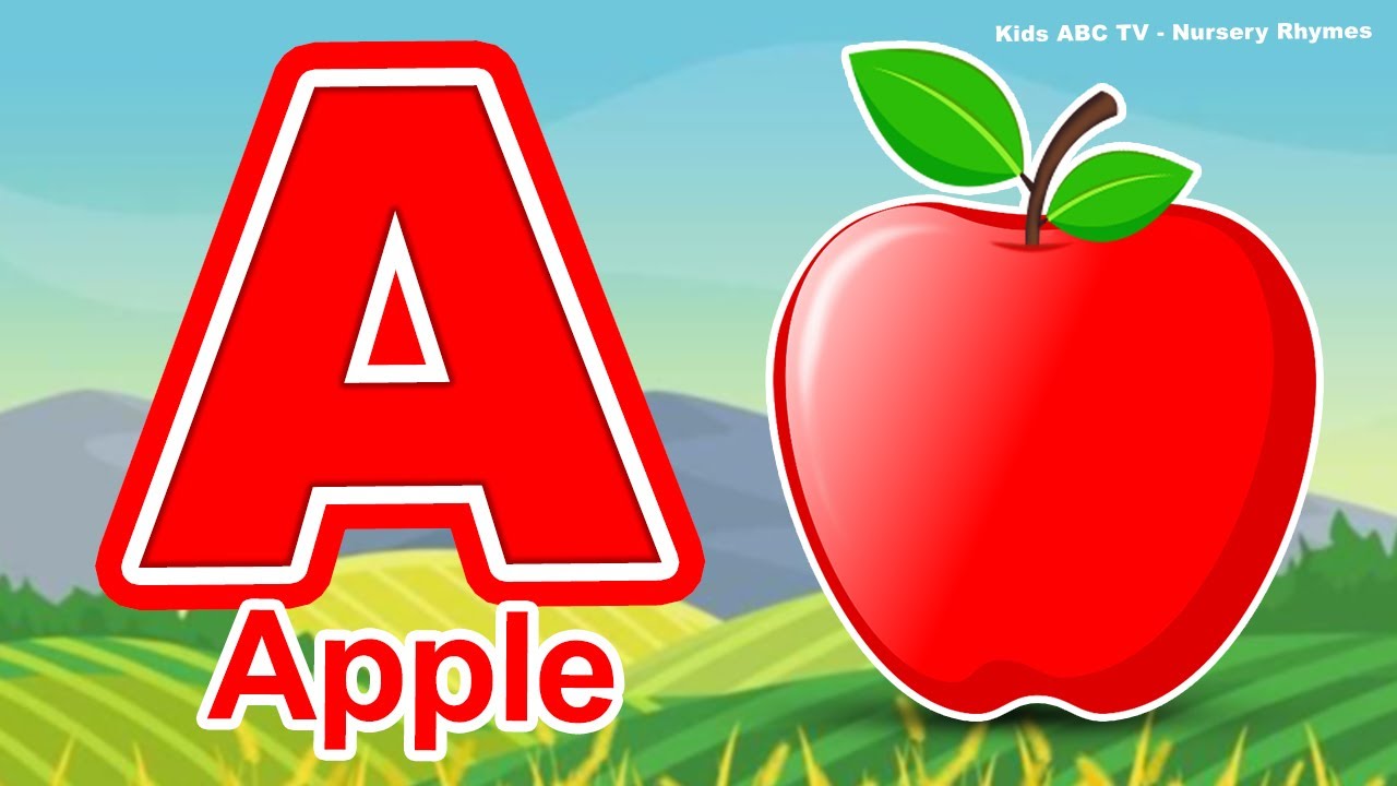 A for Apple / ABC Song / B for Ball / Kids Phonics Song / Nursery ...