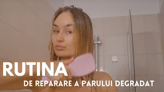 Rutina mea de ingrijire / reparare pentru parul degradat si uscat