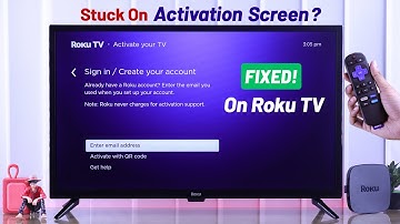 Fix- Roku TV Stuck in Activation Screen! [Email Verification]