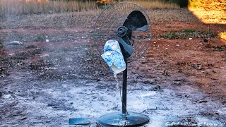 Penguin Stand Fan Destruction