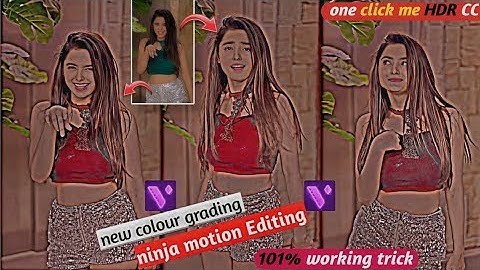 HDR cc video editing 4k | New Trending HDR Video editing motion ninja || Tech Masti