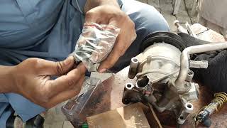 Toyota corolla Gli 2019 model AC compressor sensor replace original Gas Honeywell Generton USA 🇱🇷