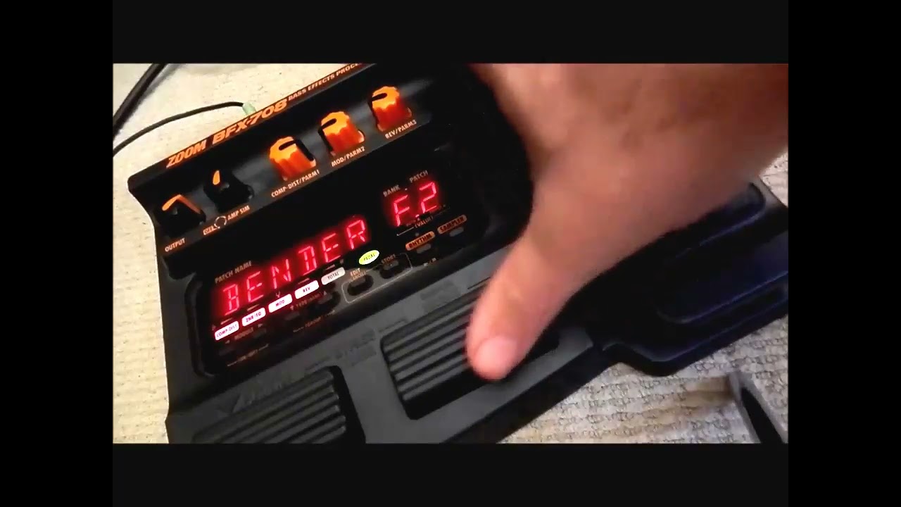 【簡易動作確認⭕️】ZOOM ベース用マルチエフェクター BFX-708 Zoom BFX-708 | Zoom