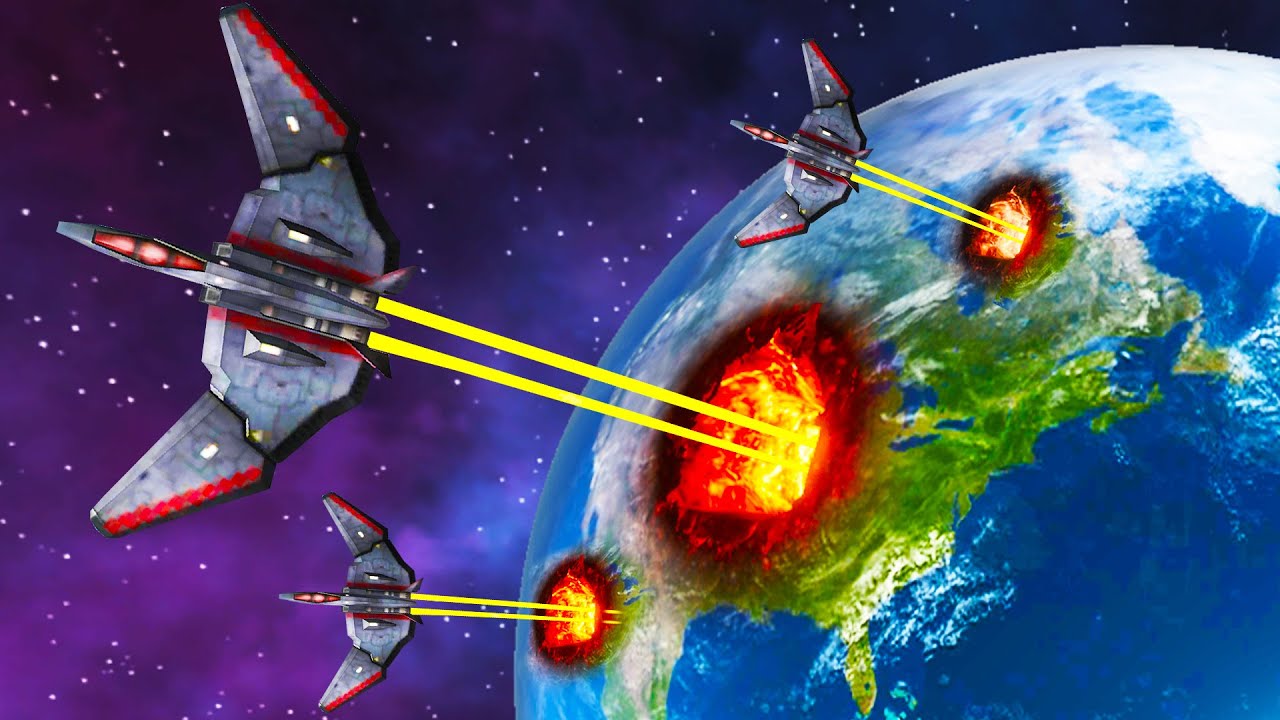 I Unlocked Controllable Spaceplanes and Flew them Through the Earth in Solar Smash! YouTube