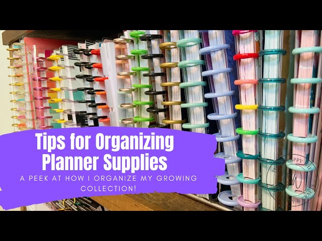 How To Organize Your Planning Supplies – Limelife Planners