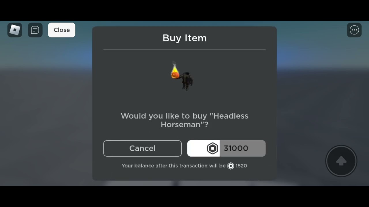 RoBlog 🇧🇷 on X: AGORA🚨 Headless Horseman está a venda no catálogo por  31.000 Robux #Roblox Link:    / X