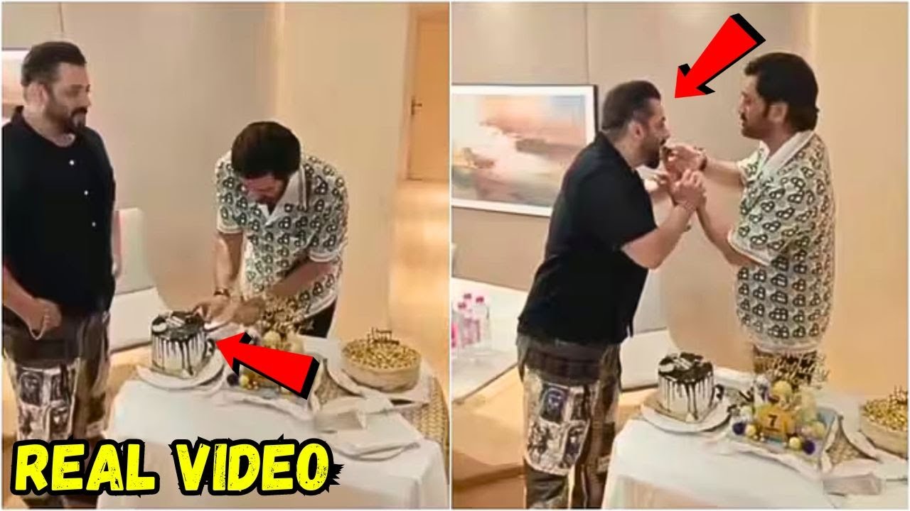 Salman Khan wishes MS Dhoni on his birthday 🥳 | Dhoni celebrates his 43rd birthday at Salman home