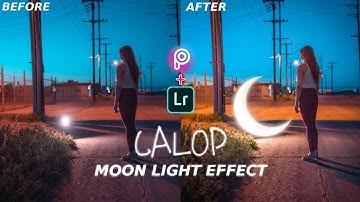 Visual Moon Light Effect in Picsart | How to Edit Like Calop | Photo Editing Tutorial