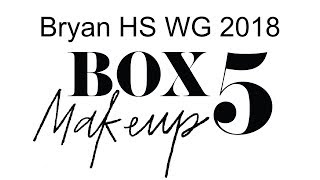Bryan Hs Colorguard Winterguard 2018 Box5Makeup