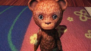 TRAPPED WITH A TERRIFYING TEDDY BEAR IN A NIGHTMARE.. - Among The Sleep (Full Game) screenshot 5