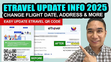 ETRAVEL PH REGISTRATION 2025 HOW TO UPDATE ONLINE | PAANO MAG UPDATE NG ETRAVEL ONLINE 2025