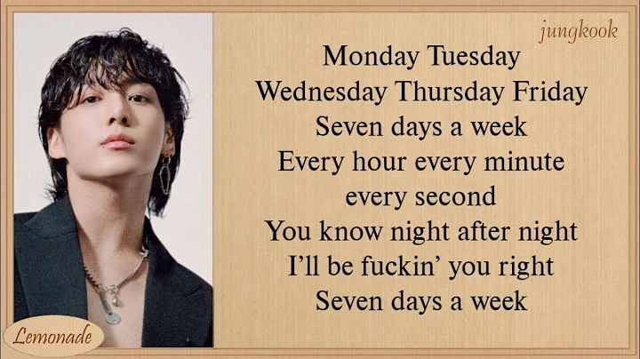 Jungkook Seven (feat. Latto) Lyrics (Explicit Ver.) | 1 Hours Lyrics