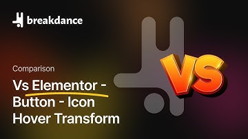 Breakdance Vs Elementor #6 - Buttons: Icon Hover Transform