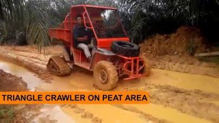 WINTOR X-PLORER Mini Tractor by ASTRA with Optional Attachment: TRIANGLE CRAWLER