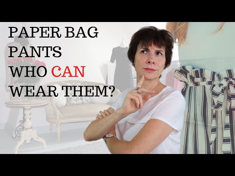 🇫🇷紙袋のパンツ⎢このフランスの女性は誰がそれらを着ることができますか？