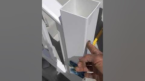 Installing Vinyl Railing on Concrete Pt:21