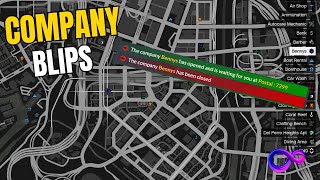 Fivem Script - Infinity Pulse Company Blip System - Qbx Qbcore Esx