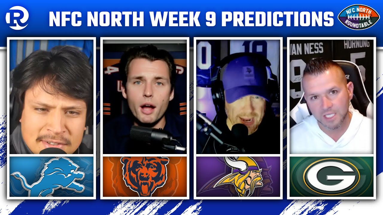 NFC North Roundtable: 🏈 BOLD Week 9 Preview & Game Predictions 🔥