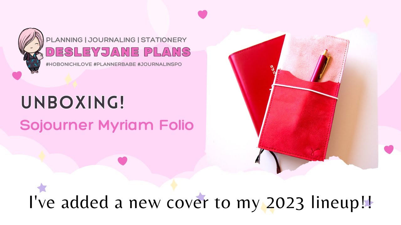 Hobonichi Weeks Cover Sojouner Myriam Folio with Tzipporah Scoop Pocket YouTube