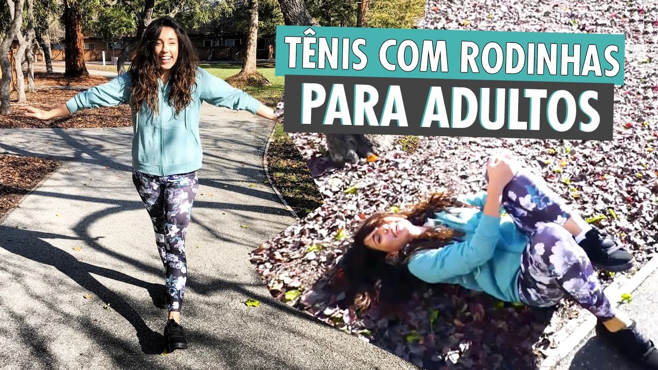 tênis de rodinha para adulto