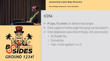 G1234! - Automating Crypto Bugs Discovery - Jean-Philippe Aumasson & Yolan Romailler