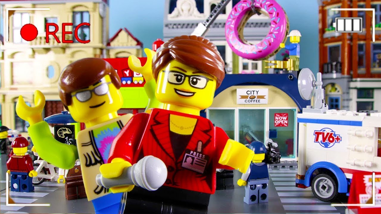 LEGO City Donut Shop Fail STOP MOTION LEGO City: Donut Shop Grand Opening | LEGO City | Billy Bricks