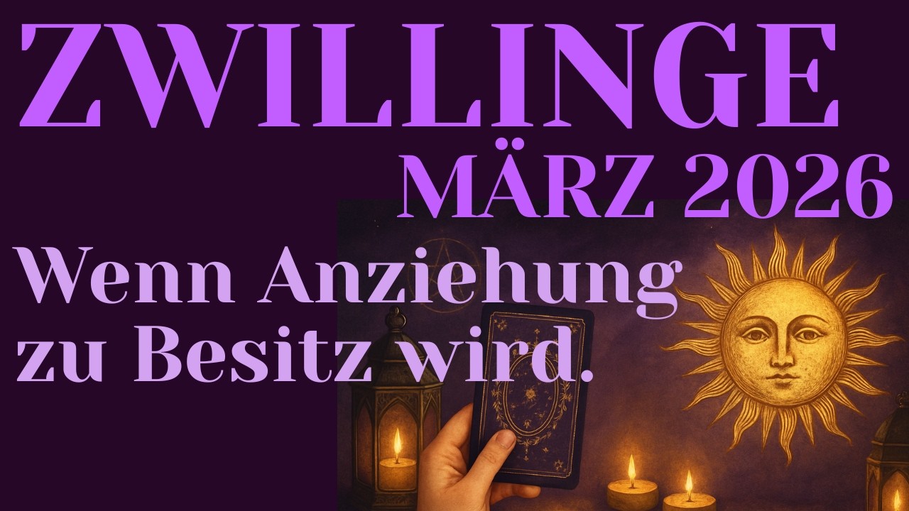 ♊️Zwillinge MÄRZ 2026❤️Starke Gefühle - aber du spürst, dass etwas nicht stimmt.