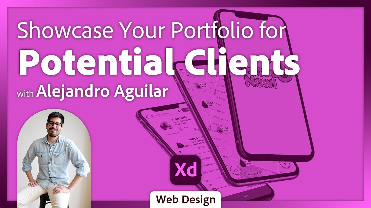 Designing Your Portfolio Website in Adobe XD with Alejandro Aguilar