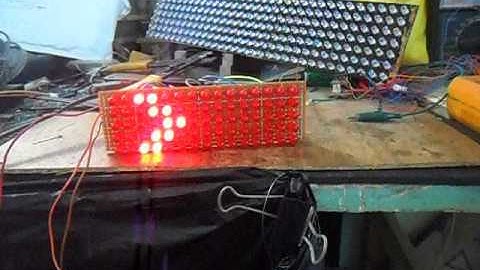 5 x 7 LED Matrix  Motor Brake Light