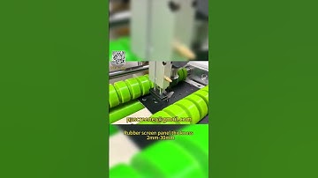 Punching machine rubber screen for mining #punchingmachine