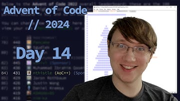 Advent of Code 2024 Day 14 - 12th gold star!