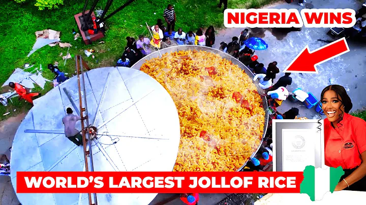 Nigeria Cook World’s Largest Jollof Rice Festival 🤎🇳🇬