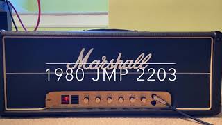 1980 Marshall Jmp 2203  Hard Rock  No Pedals