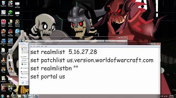 World of Warcraft: Turtorial: Realmlist Changing