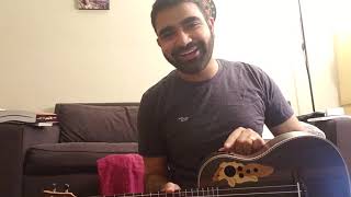 baritone ukulele unboxing - review (caramel cb500)