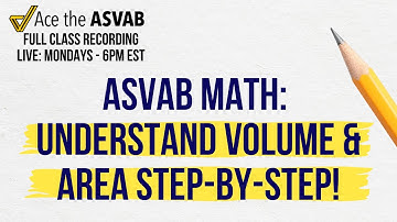 ASVAB Arithmetic Reasoning: Volume & Area Word Problems Explained (Step-by-Step!)