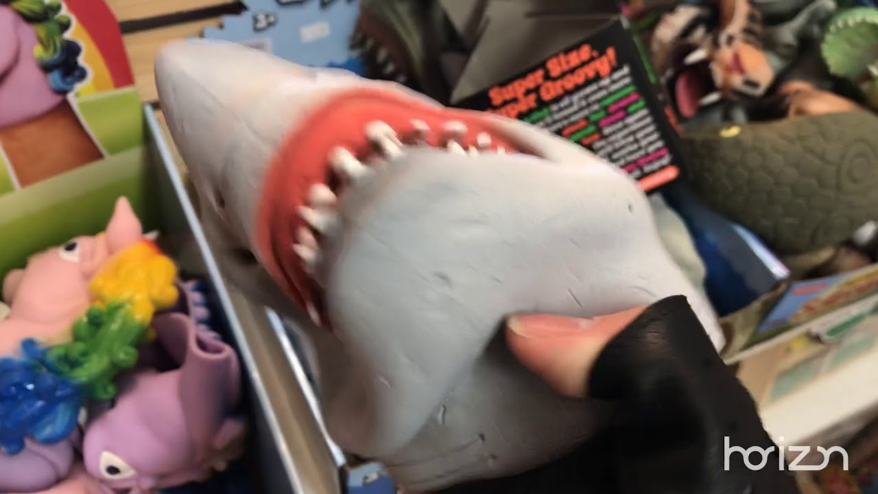 Playing With a Shark Puppet - YouTube
