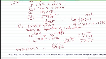Logarithm 6 using log tables for calculations of numbers greater 1 English