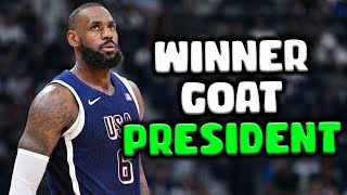 LeBron James for PRESIDENT⁉️ Theres just one problem...