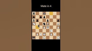 Mate in 4! Chess puzzle. Can you solve it?